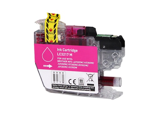 [IC-002-000028] Brother cartucho compatible LC3217M  Magenta